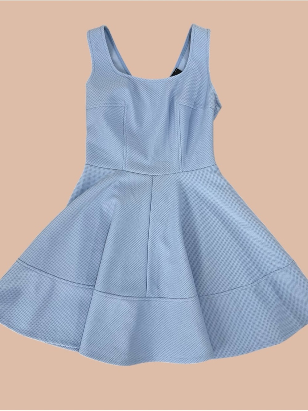 Lulus Women’s Size M Fit  Flare Sleeveless Mini Dress Light Blue Polyester - Picture 11 of 16